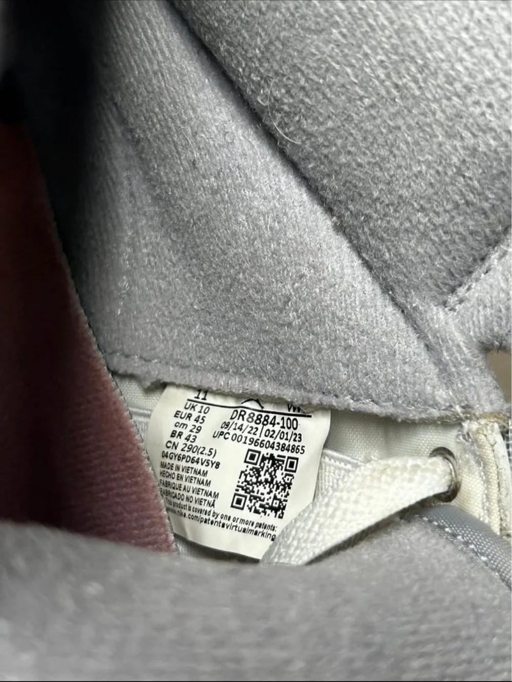White and Gray High-Top Men's Sneakers